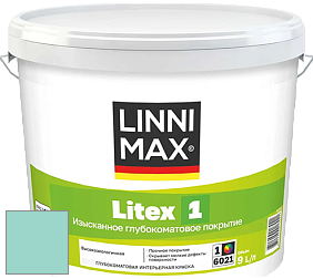 Краска LINNIMAX LITEX 1 / ЛИННИМАКС ЛИТЕКС 1 (CAPAROL SAMTEX 3) высокоэкологичная латексная краска цвет NCS S 1030-B70G 
