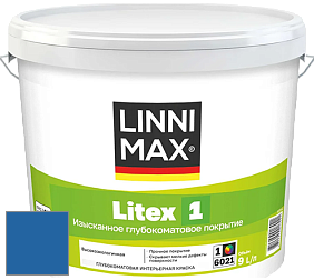 Краска LINNIMAX LITEX 1 / ЛИННИМАКС ЛИТЕКС 1 (CAPAROL SAMTEX 3) высокоэкологичная латексная краска цвет NCS S 3060-R80B 