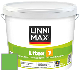 Краска LINNIMAX LITEX 7 / ЛИННИМАКС ЛИТЕКС 7  (CAPAROL SAMTEX 7) латексная краска цвет NCS S 0575-G20Y 