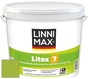 Краска LINNIMAX LITEX 7 / ЛИННИМАКС ЛИТЕКС 7  (CAPAROL SAMTEX 7) латексная краска цвет NCS S 1070-G40Y 