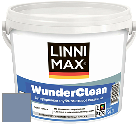 Краска LINNIMAX (CAPAROL) WUNDERCLEAN / ЛИННИМАКС ВУНДЕРКЛИН краска премиум-класса цвет Lazur 140 