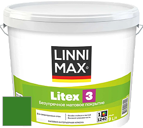 Краска LINNIMAX LITEX 3 / ЛИННИМАКС ЛИТЕКС 3 (ALPINA PREMIUM WAND) латексная краска цвет Verdo 10 