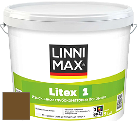 Краска LINNIMAX LITEX 1 / ЛИННИМАКС ЛИТЕКС 1 (CAPAROL SAMTEX 3) высокоэкологичная латексная краска цвет RAL 8008 
