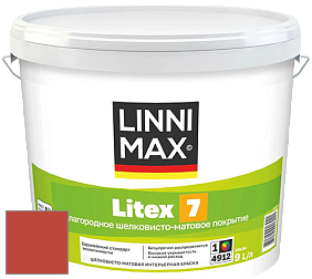 Краска LINNIMAX LITEX 7 / ЛИННИМАКС ЛИТЕКС 7  (CAPAROL SAMTEX 7) латексная краска цвет NCS S 1580-Y80R 