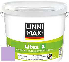 Краска LINNIMAX LITEX 1 / ЛИННИМАКС ЛИТЕКС 1 (CAPAROL SAMTEX 3) высокоэкологичная латексная краска цвет NCS S 1040-R50B 