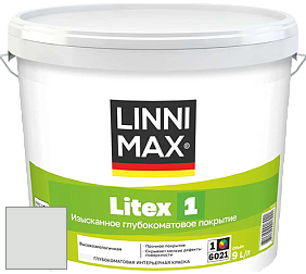 Краска LINNIMAX LITEX 1 / ЛИННИМАКС ЛИТЕКС 1 (CAPAROL SAMTEX 3) высокоэкологичная латексная краска цвет NCS S 1002-G 