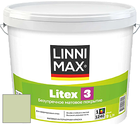 Краска LINNIMAX LITEX 3 / ЛИННИМАКС ЛИТЕКС 3 (ALPINA PREMIUM WAND) латексная краска цвет NCS S 1020-G40Y 