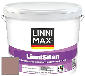 Краска LINNIMAX LinniSilan /ЛИННИМАКС ЛинниСилан (CAPAROL CAPASILAN) глубокоматовая краска цвет Bordeaux 5 