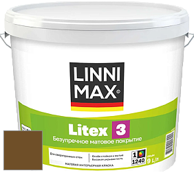 Краска LINNIMAX LITEX 3 / ЛИННИМАКС ЛИТЕКС 3 (ALPINA PREMIUM WAND) латексная краска цвет RAL 8008 