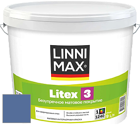 Краска LINNIMAX LITEX 3 / ЛИННИМАКС ЛИТЕКС 3 (ALPINA PREMIUM WAND) латексная краска цвет Saphir 100 