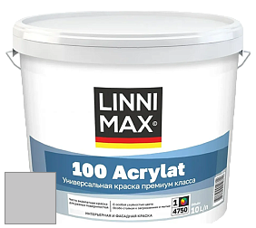 Краска LINNIMAX 100 ACRYLAT / ЛИННИМАКС 100 АКРИЛАТ (CAPAROL AMPHIBOLIN) акриловая краска цвет Pacific 25 