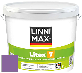 Краска LINNIMAX LITEX 7 / ЛИННИМАКС ЛИТЕКС 7  (CAPAROL SAMTEX 7) латексная краска цвет NCS S 3050-R50B 