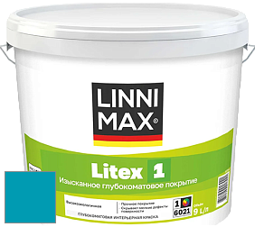 Краска LINNIMAX LITEX 1 / ЛИННИМАКС ЛИТЕКС 1 (CAPAROL SAMTEX 3) высокоэкологичная латексная краска цвет NCS S 2055-B10G 