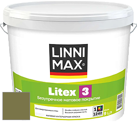 Краска LINNIMAX LITEX 3 / ЛИННИМАКС ЛИТЕКС 3 (ALPINA PREMIUM WAND) латексная краска цвет Tundra 95 