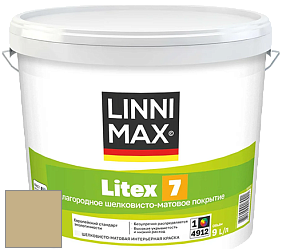 Краска LINNIMAX LITEX 7 / ЛИННИМАКС ЛИТЕКС 7  (CAPAROL SAMTEX 7) латексная краска цвет Curcuma 50 
