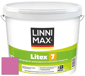Краска LINNIMAX LITEX 7 / ЛИННИМАКС ЛИТЕКС 7  (CAPAROL SAMTEX 7) латексная краска цвет NCS S 1060-R30B 