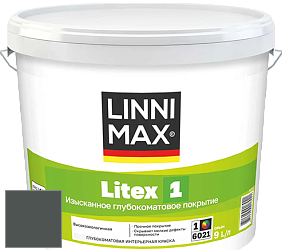Краска LINNIMAX LITEX 1 / ЛИННИМАКС ЛИТЕКС 1 (CAPAROL SAMTEX 3) высокоэкологичная латексная краска цвет RAL 7043 