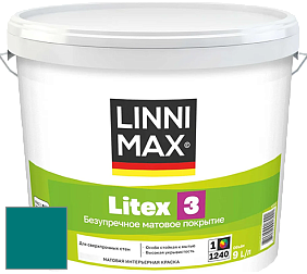 Краска LINNIMAX LITEX 3 / ЛИННИМАКС ЛИТЕКС 3 (ALPINA PREMIUM WAND) латексная краска цвет NCS S 4050-B40G 