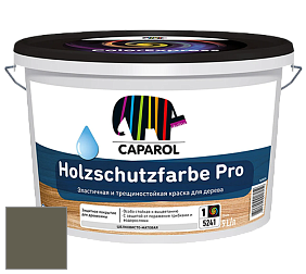 Краска CAPAROL HOLZSCHUTZFARBE PRO краска для древесины акриловая кроющая универсальная. цвет NCS S 7010-G70Y 
