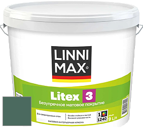 Краска LINNIMAX LITEX 3 / ЛИННИМАКС ЛИТЕКС 3 (ALPINA PREMIUM WAND) латексная краска цвет NCS S 6020-B90G 