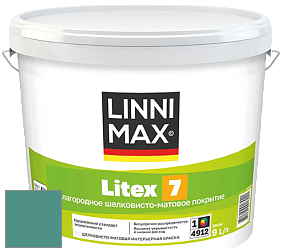 Краска LINNIMAX LITEX 7 / ЛИННИМАКС ЛИТЕКС 7  (CAPAROL SAMTEX 7) латексная краска цвет Patina 110 