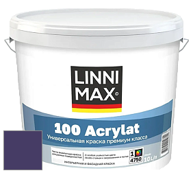 Краска LINNIMAX 100 ACRYLAT / ЛИННИМАКС 100 АКРИЛАТ (CAPAROL AMPHIBOLIN) акриловая краска цвет Velvet 65 