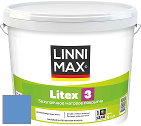 Краска LINNIMAX LITEX 3 / ЛИННИМАКС ЛИТЕКС 3 (ALPINA PREMIUM WAND) латексная краска цвет NCS S 2050-R80B 