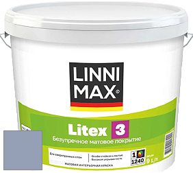 Краска LINNIMAX LITEX 3 / ЛИННИМАКС ЛИТЕКС 3 (ALPINA PREMIUM WAND) латексная краска цвет Saphir 80 