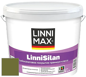 Краска LINNIMAX LinniSilan /ЛИННИМАКС ЛинниСилан (CAPAROL CAPASILAN) глубокоматовая краска цвет NCS S 4550-G50Y 