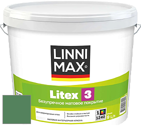 Краска LINNIMAX LITEX 3 / ЛИННИМАКС ЛИТЕКС 3 (ALPINA PREMIUM WAND) латексная краска цвет NCS S 4040-G10Y 