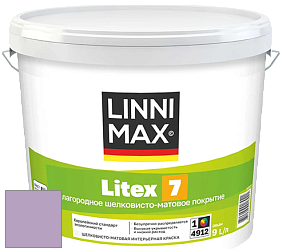 Краска LINNIMAX LITEX 7 / ЛИННИМАКС ЛИТЕКС 7  (CAPAROL SAMTEX 7) латексная краска цвет NCS S 2030-R50B 