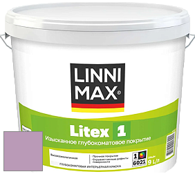 Краска LINNIMAX LITEX 1 / ЛИННИМАКС ЛИТЕКС 1 (CAPAROL SAMTEX 3) высокоэкологичная латексная краска цвет NCS S 2030-R40B 