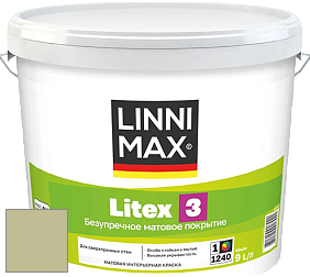 Краска LINNIMAX LITEX 3 / ЛИННИМАКС ЛИТЕКС 3 (ALPINA PREMIUM WAND) латексная краска цвет NCS S 2020-G60Y 