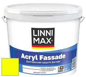 Краска LINNIMAX ACRYL FASSADE / ЛИННИМАКС АКРИЛ ФАССАДЕ (CAPAROL) акриловая фасадная краска цвет RAL 1026 