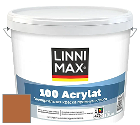Краска LINNIMAX 100 ACRYLAT / ЛИННИМАКС 100 АКРИЛАТ (CAPAROL AMPHIBOLIN) акриловая краска цвет Papaya 65 