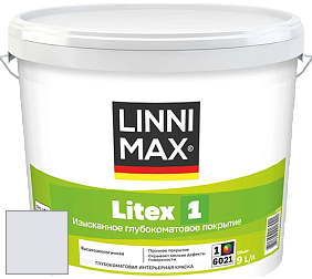 Краска LINNIMAX LITEX 1 / ЛИННИМАКС ЛИТЕКС 1 (CAPAROL SAMTEX 3) высокоэкологичная латексная краска цвет NCS S 0804-R70B 