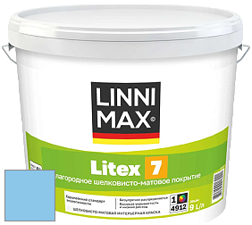 Краска LINNIMAX LITEX 7 / ЛИННИМАКС ЛИТЕКС 7  (CAPAROL SAMTEX 7) латексная краска цвет NCS S 0540-R90B 