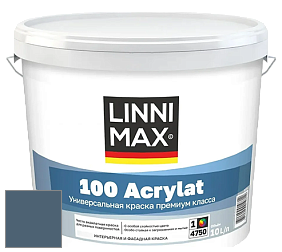 Краска LINNIMAX 100 ACRYLAT / ЛИННИМАКС 100 АКРИЛАТ (CAPAROL AMPHIBOLIN) акриловая краска цвет Lago 40 
