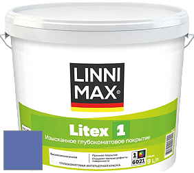 Краска LINNIMAX LITEX 1 / ЛИННИМАКС ЛИТЕКС 1 (CAPAROL SAMTEX 3) высокоэкологичная латексная краска цвет NCS S 3050-R70B 