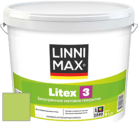 Краска LINNIMAX LITEX 3 / ЛИННИМАКС ЛИТЕКС 3 (ALPINA PREMIUM WAND) латексная краска цвет NCS S 0560-G40Y 