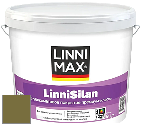 Краска LINNIMAX LinniSilan /ЛИННИМАКС ЛинниСилан (CAPAROL CAPASILAN) глубокоматовая краска цвет NCS S 5040-G70Y 