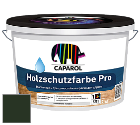 Краска CAPAROL HOLZSCHUTZFARBE PRO краска для древесины акриловая кроющая универсальная. цвет RAL 6007 