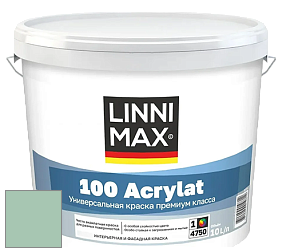 Краска LINNIMAX 100 ACRYLAT / ЛИННИМАКС 100 АКРИЛАТ (CAPAROL AMPHIBOLIN) акриловая краска цвет Malachit 85 