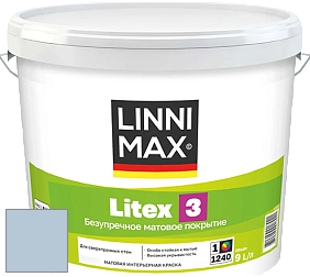 Краска LINNIMAX LITEX 3 / ЛИННИМАКС ЛИТЕКС 3 (ALPINA PREMIUM WAND) латексная краска цвет NCS S 1515-R80B 