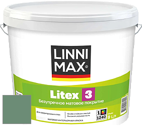 Краска LINNIMAX LITEX 3 / ЛИННИМАКС ЛИТЕКС 3 (ALPINA PREMIUM WAND) латексная краска цвет Malachit 45 
