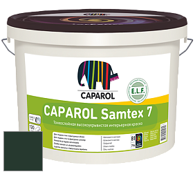 Краска CAPAROL Samtex 7 E.L.F. / КАПАРОЛ Самтекс 7 шелковисто-матовая краска цвет RAL 6009 