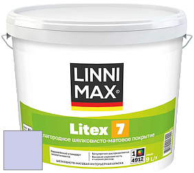 Краска LINNIMAX LITEX 7 / ЛИННИМАКС ЛИТЕКС 7  (CAPAROL SAMTEX 7) латексная краска цвет NCS S 0525-R60B 