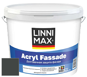 Краска LINNIMAX ACRYL FASSADE / ЛИННИМАКС АКРИЛ ФАССАДЕ (CAPAROL) акриловая фасадная краска цвет NCS S 8502-G 