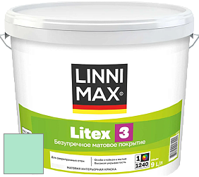 Краска LINNIMAX LITEX 3 / ЛИННИМАКС ЛИТЕКС 3 (ALPINA PREMIUM WAND) латексная краска цвет NCS S 0530-B90G 