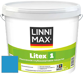 Краска LINNIMAX LITEX 1 / ЛИННИМАКС ЛИТЕКС 1 (CAPAROL SAMTEX 3) высокоэкологичная латексная краска цвет NCS S 1560-R90B 